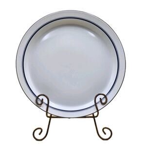 Dansk Christianshavn Bistro Blue Chop Plate Round Platter 12 1/2"